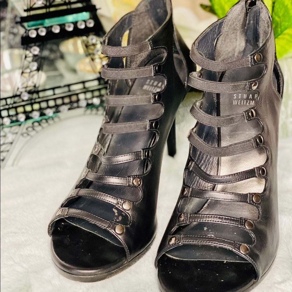 Stuart Weitzman Caged Sandals - Picture 3 of 4